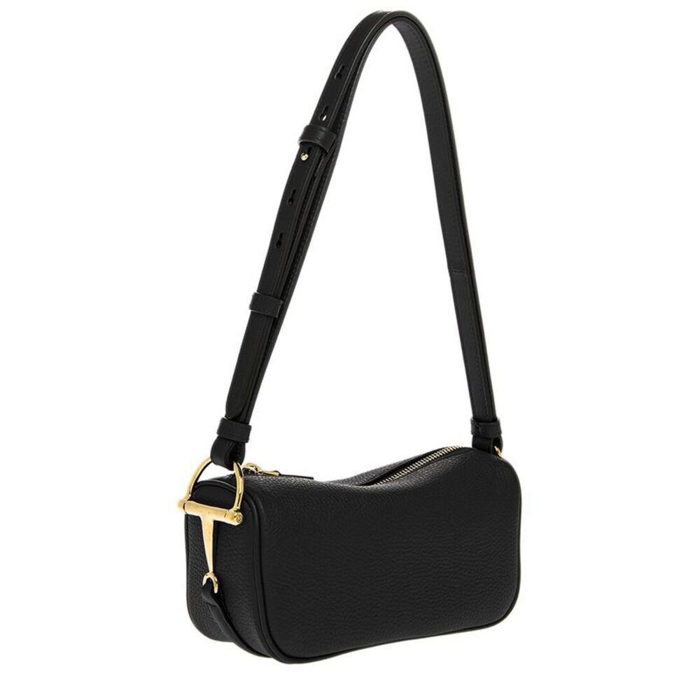 Gucci Half Horsebit Leather Mini Bag, Black - Picture 3 of 3